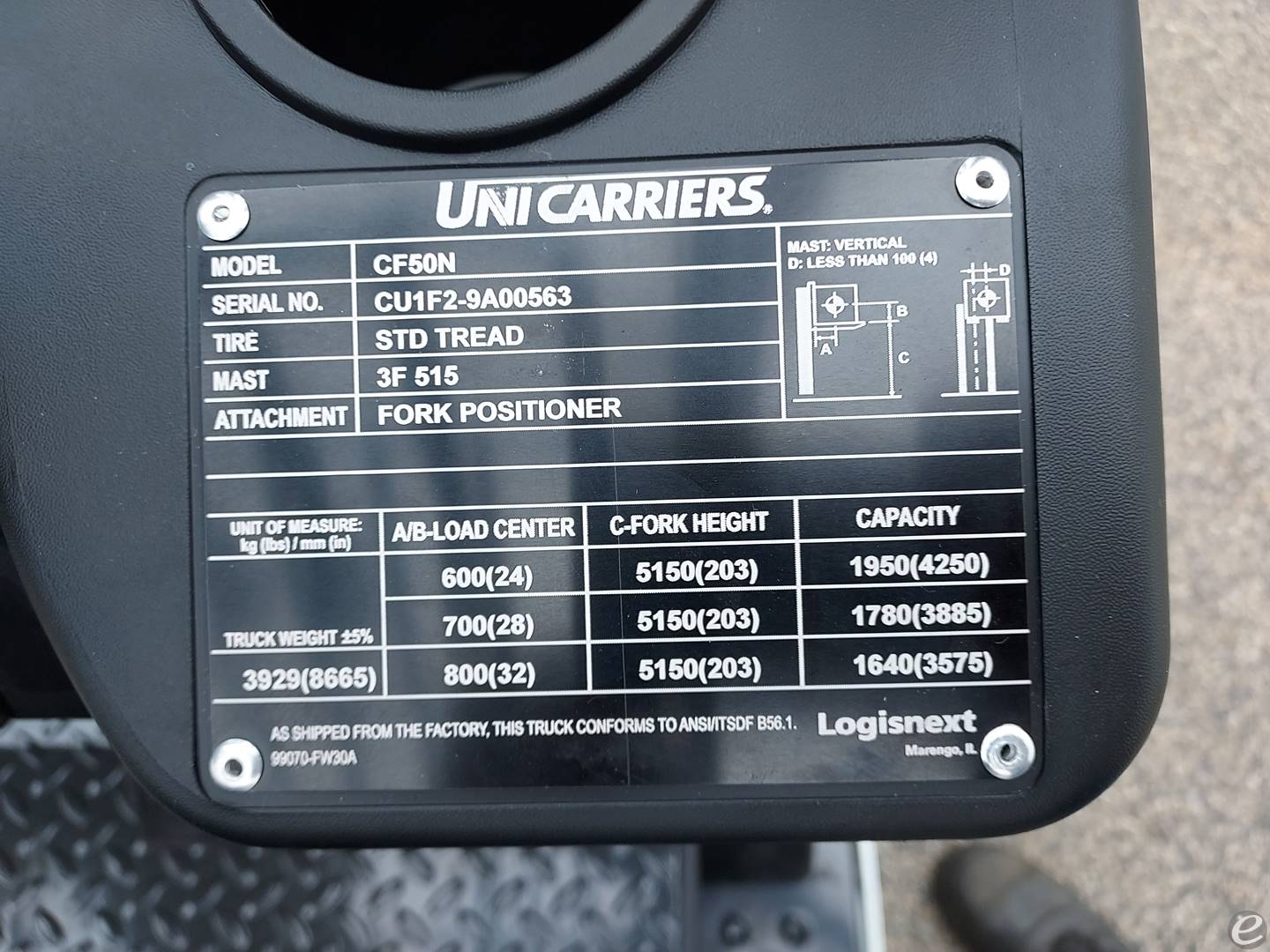 2024 Unicarriers CF50N6-LE