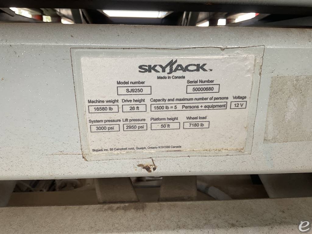 2010 Skyjack SJ9250