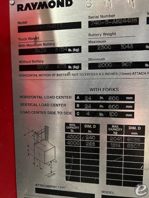 Raymond 740R45TT