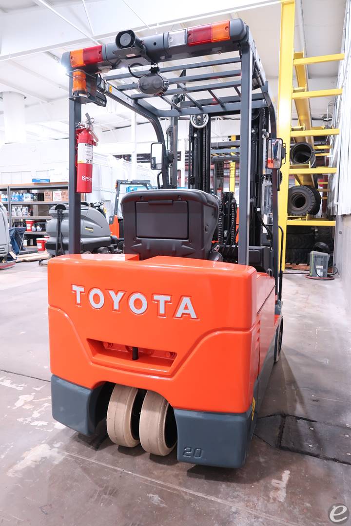 2015 Toyota 7FBEU20 Electric 3 Wheel Forklift - 123Forklift