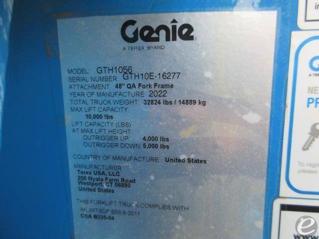 2022 Genie GTH1056