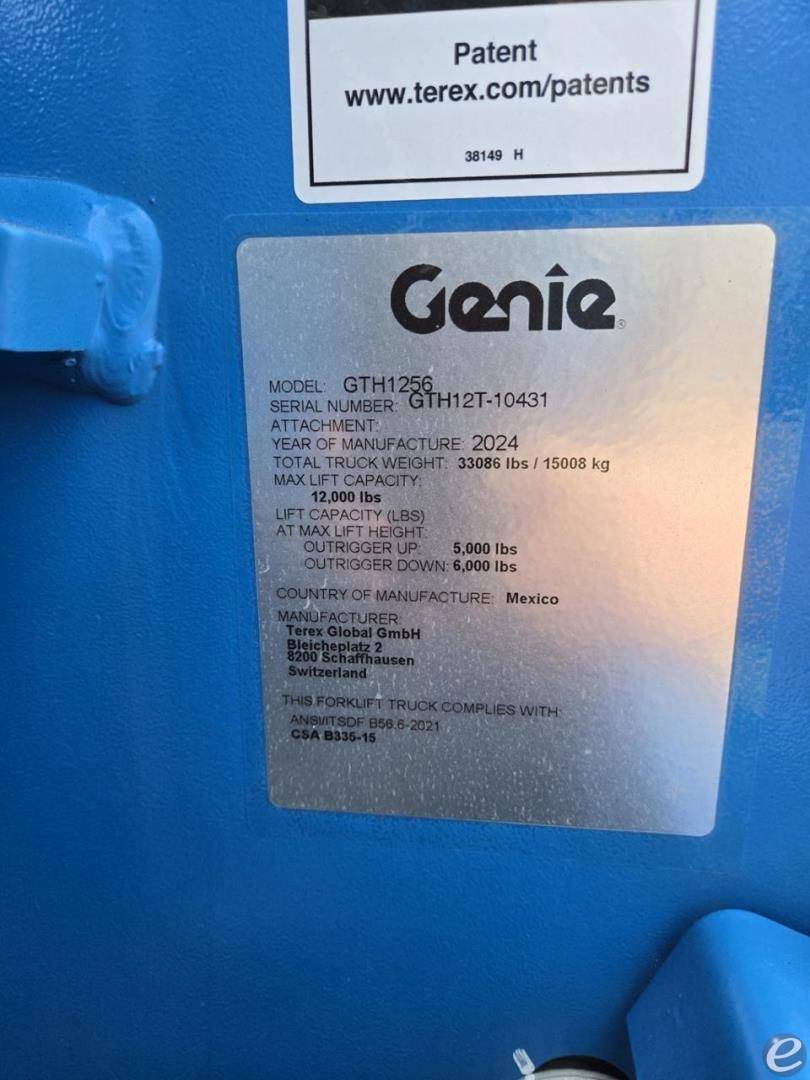 2024 Genie GTH1256