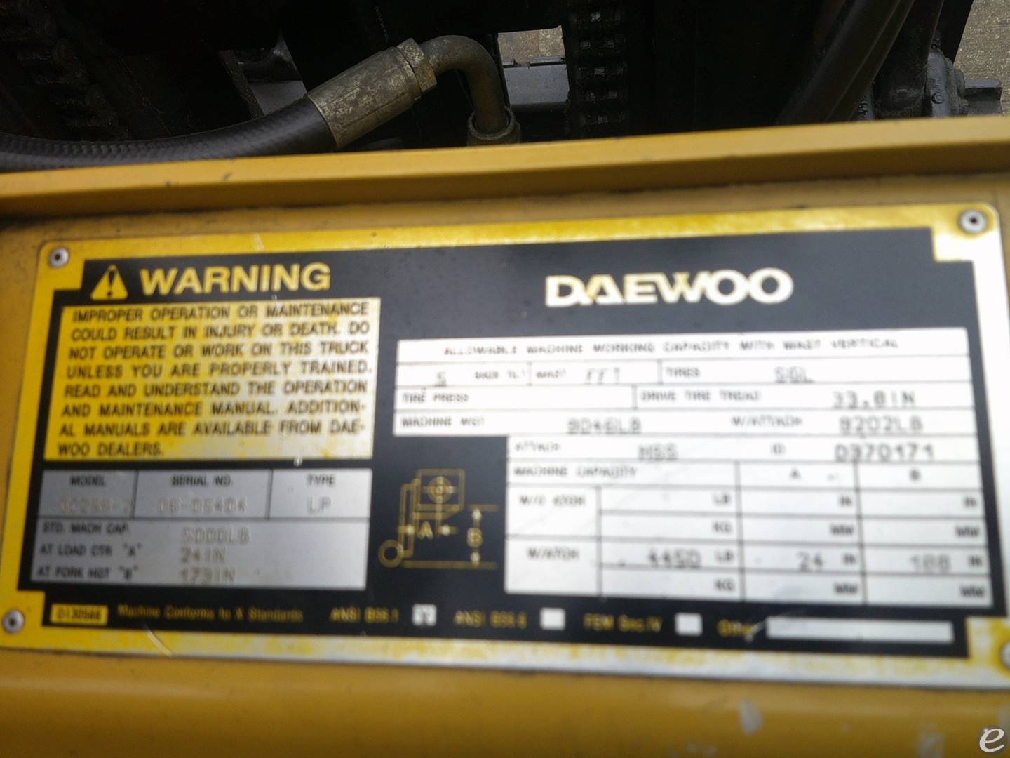 1994 Daewoo GC25S-2