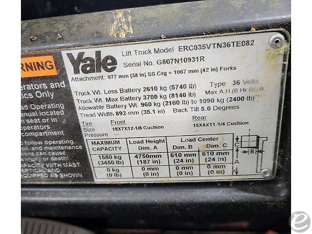 2017 Yale ERP035VT