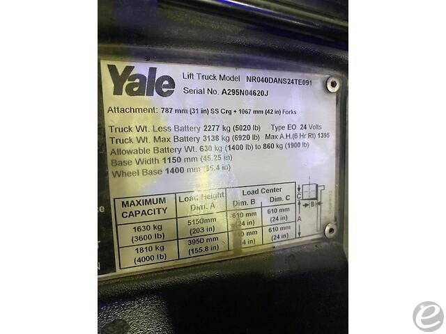 2011 Yale NR040DA