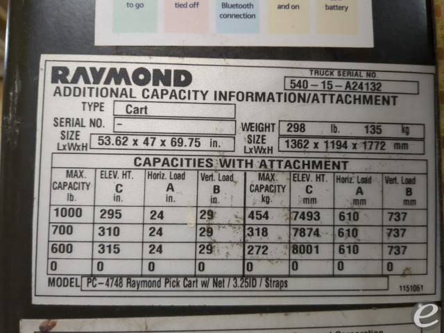 2015 Raymond 540-OPC30TT