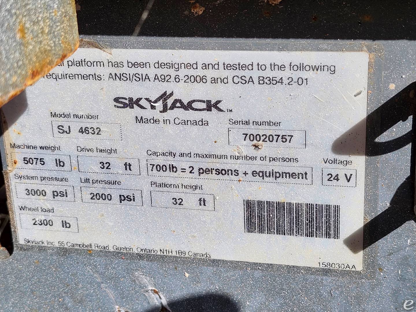 Skyjack SJ4632