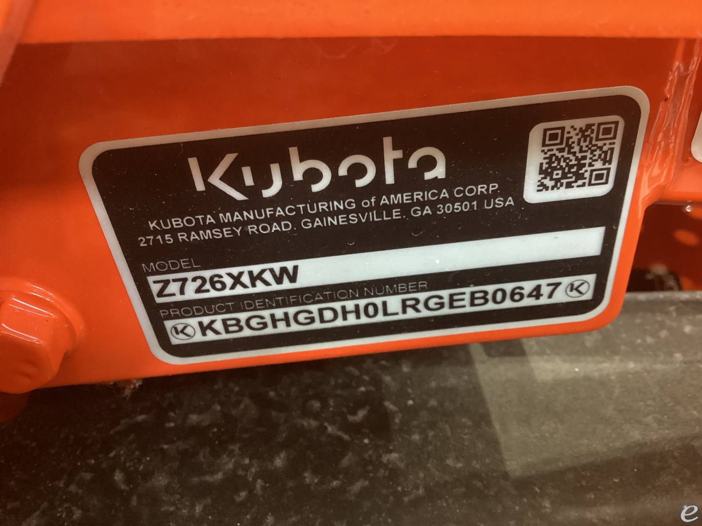 2024 Kubota Z726XKWNC-60