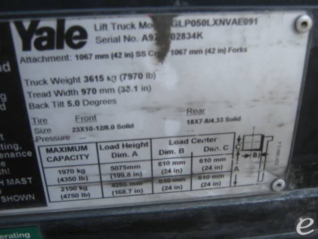 2012 Yale GLP050LXNVAE091