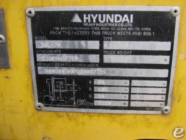 2013 Hyundai 30L-7A