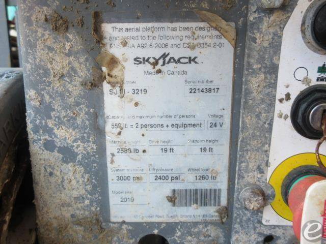 2019 Skyjack SJIII3219