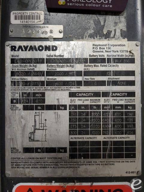 2002 Raymond EASI-OPC30TT