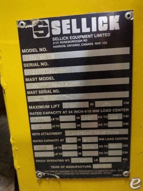 2020 Sellick S80J4E-4PS