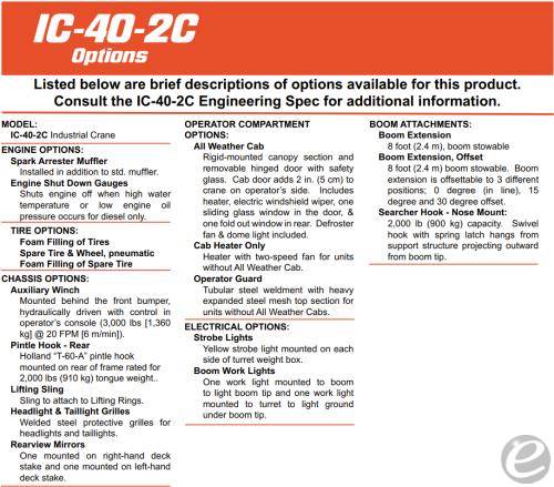 2015 Broderson IC40-2C