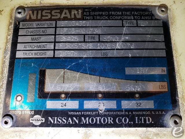 2000 Nissan BF03A35V