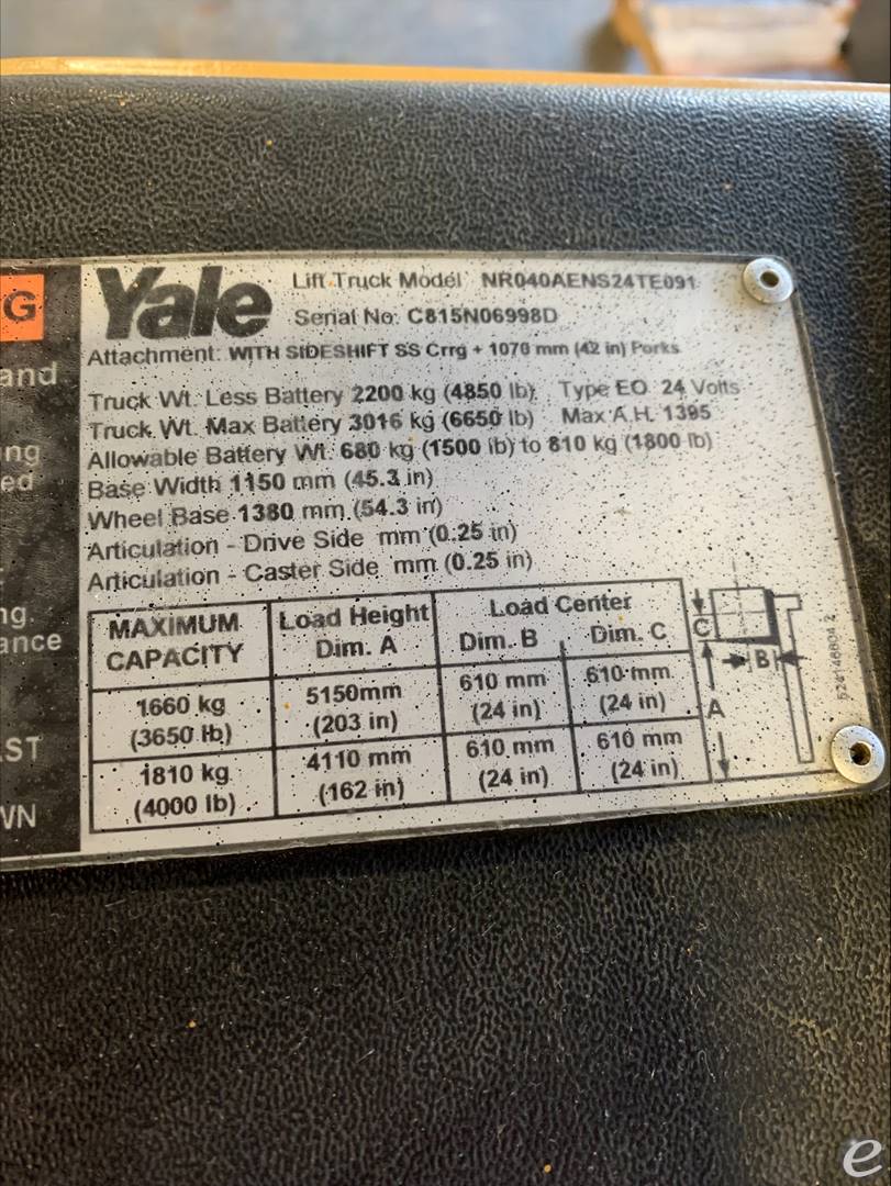 2006 Yale NR040AEN