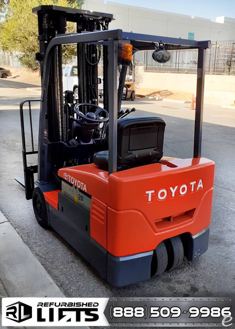 Toyota Electric 3 Wheel Forklift - 123Forklift