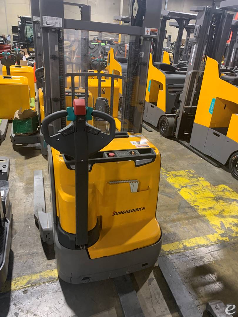 2022 Jungheinrich EJC220B Electric Walkie Straddle Stacker Forklift - 123Forklift