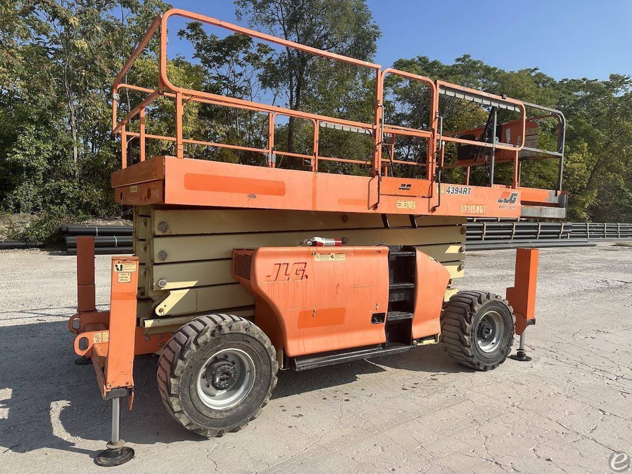 2014 JLG 4394RT Rough Terrain Scissor Lift - 123Forklift