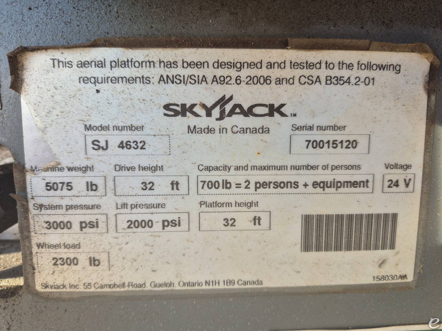 Skyjack SJIII4632