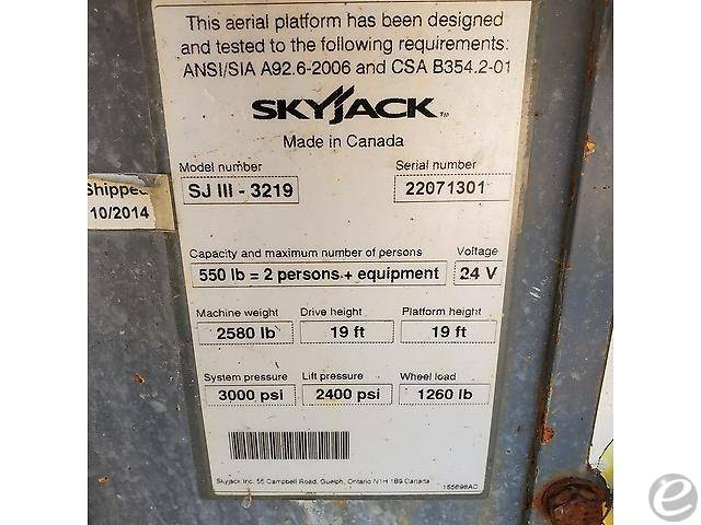 Skyjack SJIII-3219