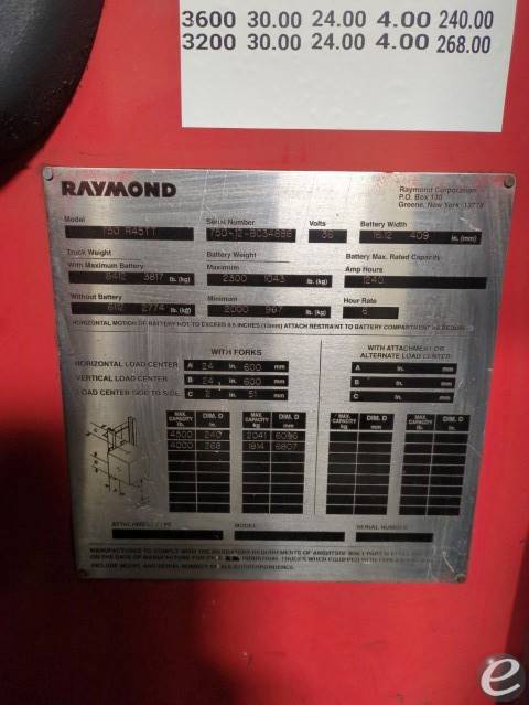 2012 Raymond 750-R45TT