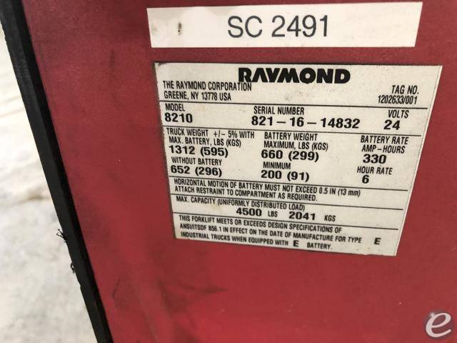 2016 Raymond 8210