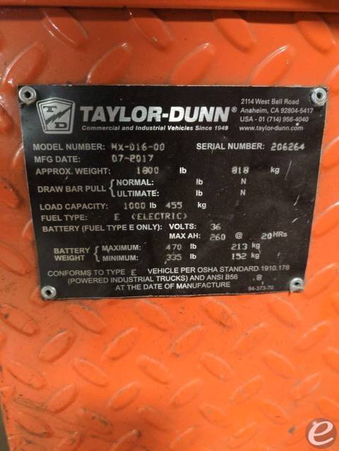 2017 Taylor Dunn MX-016-00