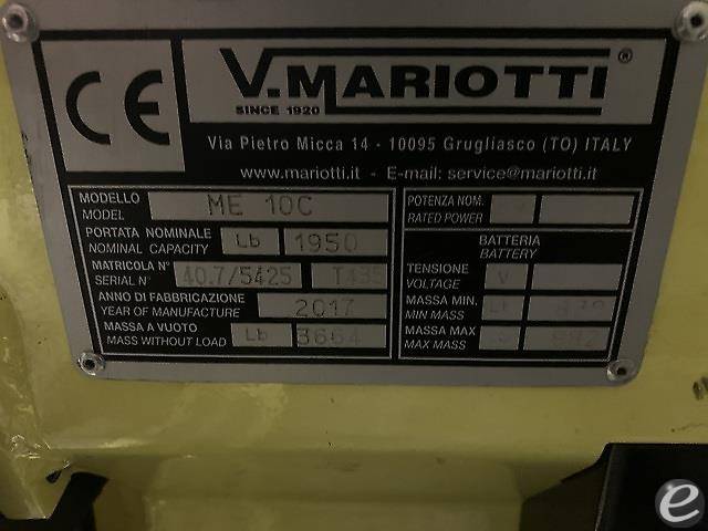 2017 Mariotti ME 10C AC