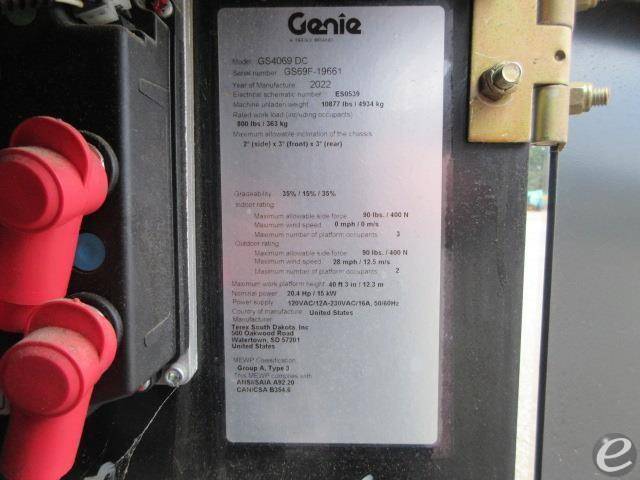 2022 Genie GS4069DC