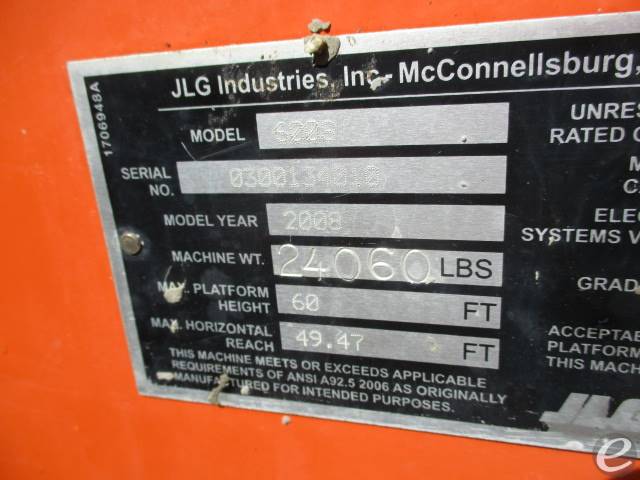 2008 JLG 600S