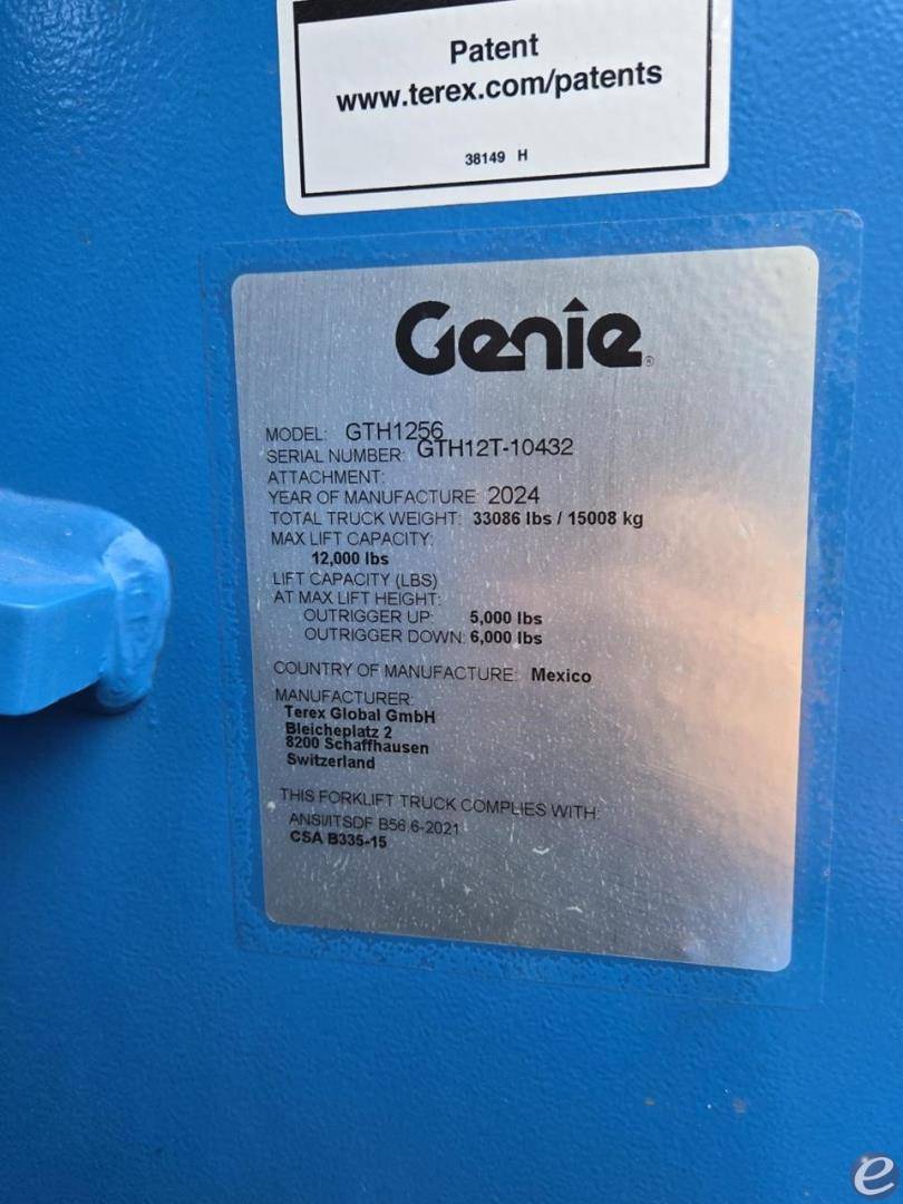 2024 Genie GTH1256