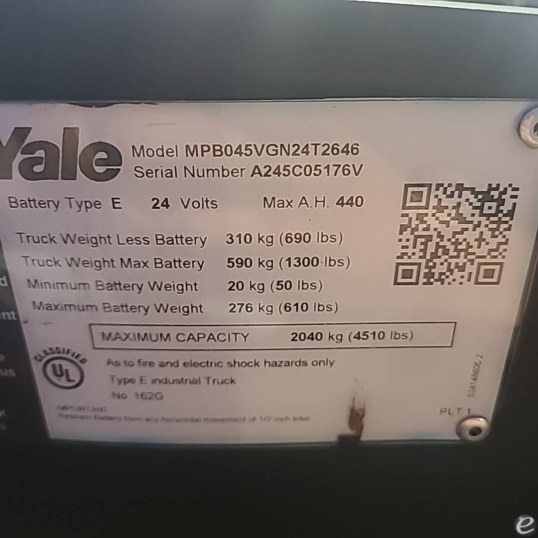 2021 Yale MPB045VG