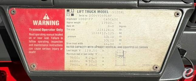 1993 Hyster S120XL