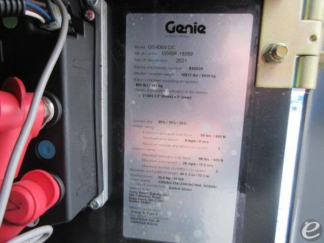 2021 Genie GS4069DC