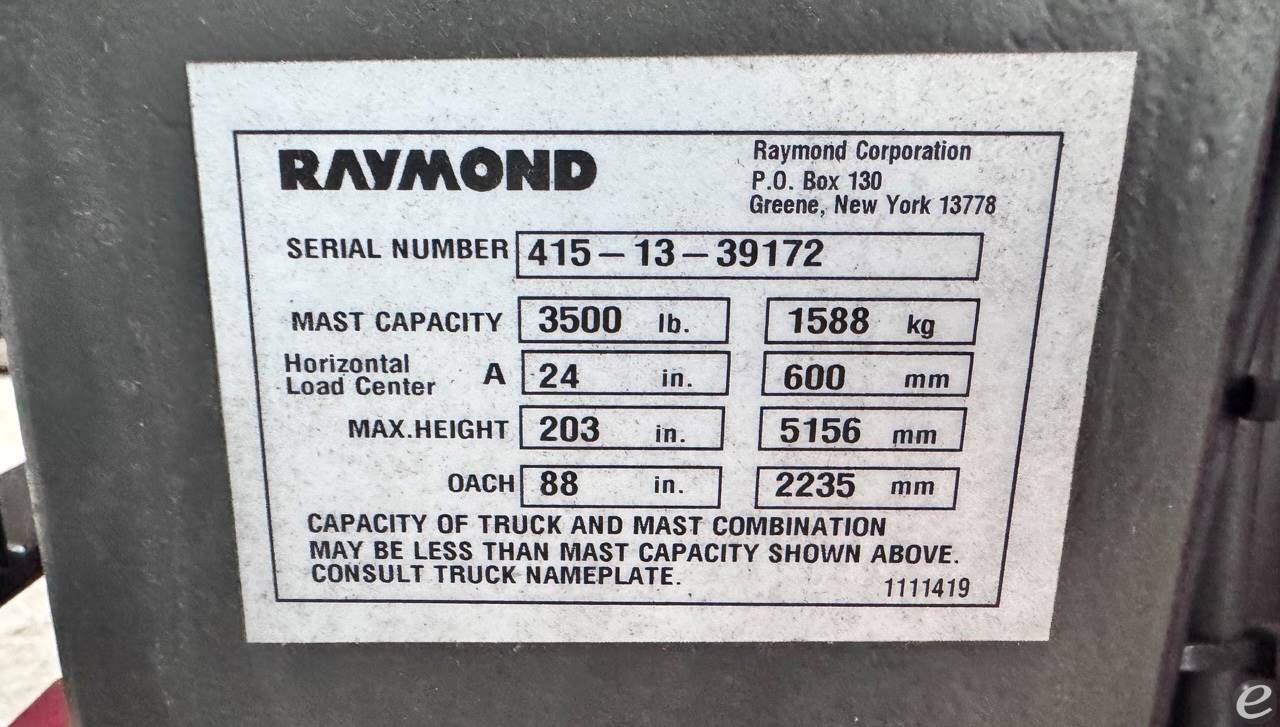 2013 Raymond 415-C35TT