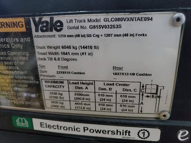 2018 Yale GC080VXBCS