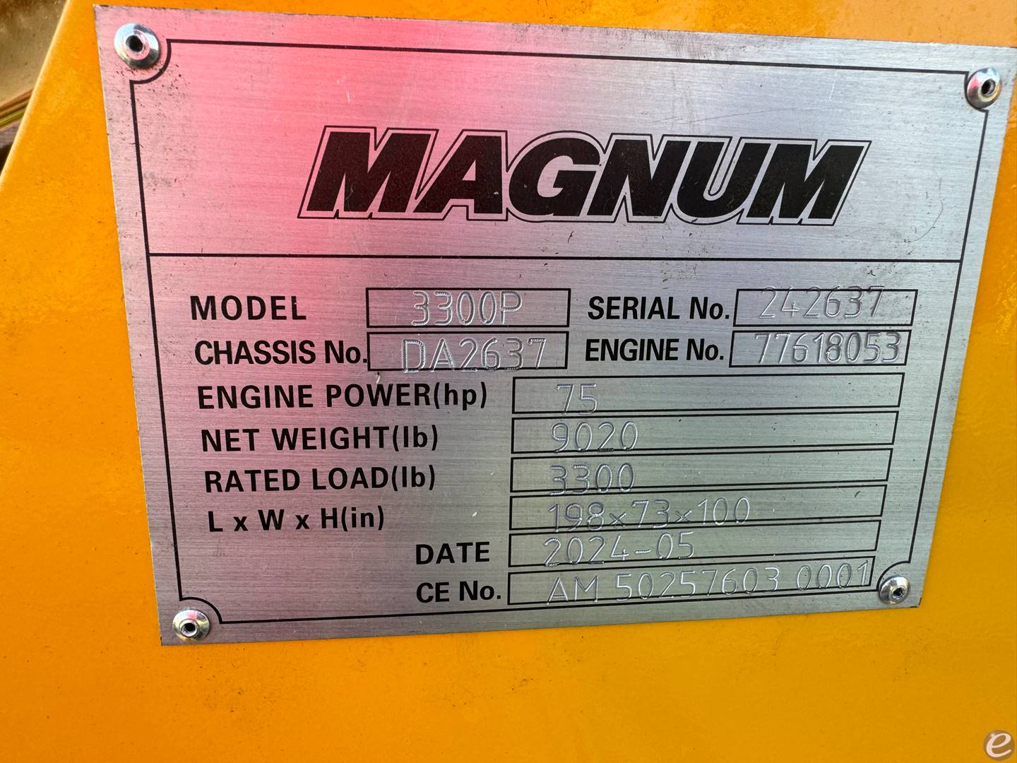 2024 Magnum 3300P