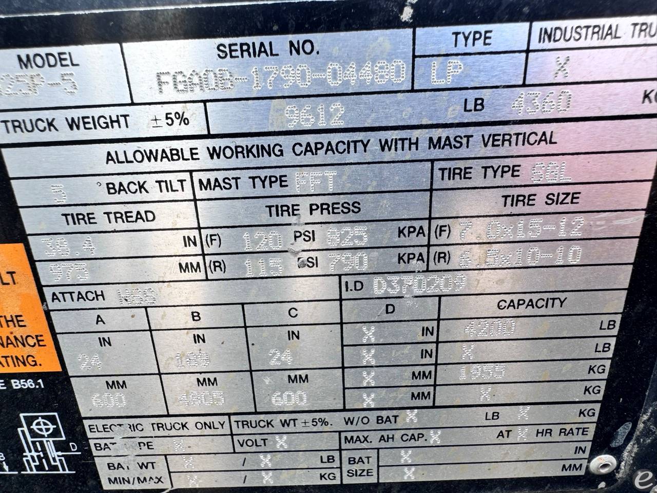 2016 Doosan G25P-5