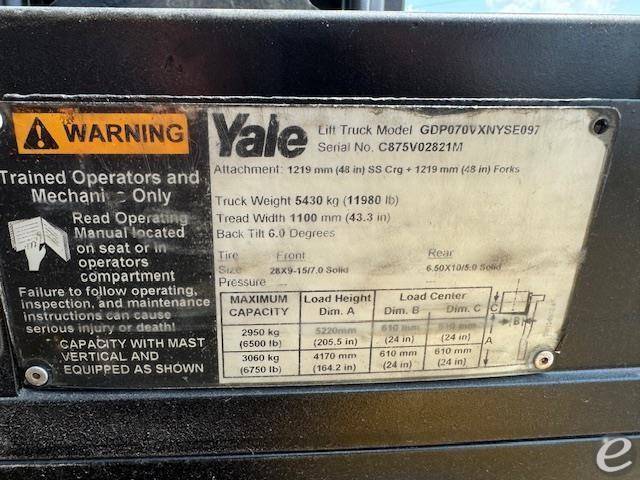 2014 Yale GDP070VX