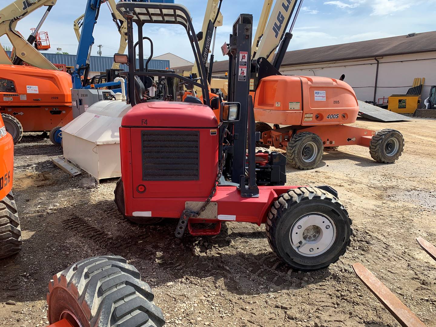 2011 Diesel Moffett M55 Truck Mounted Forklift (Sod Loaders)