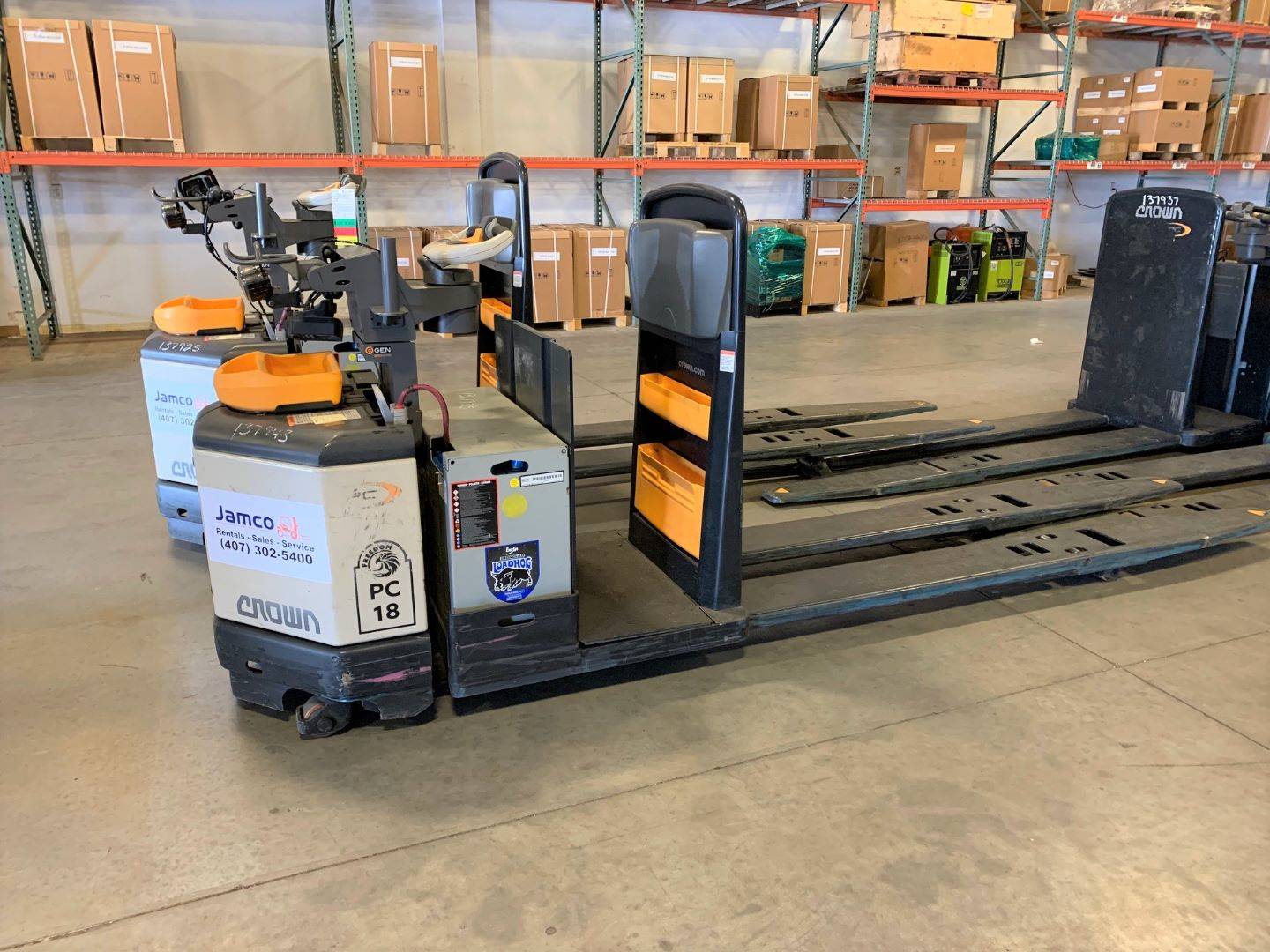 2017 Electric Crown PC450080 Electric Walkie/Rider Pallet Jack