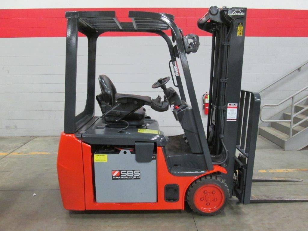 2013 Electric Linde E20 Ac Electric 3 Wheel Sit Down